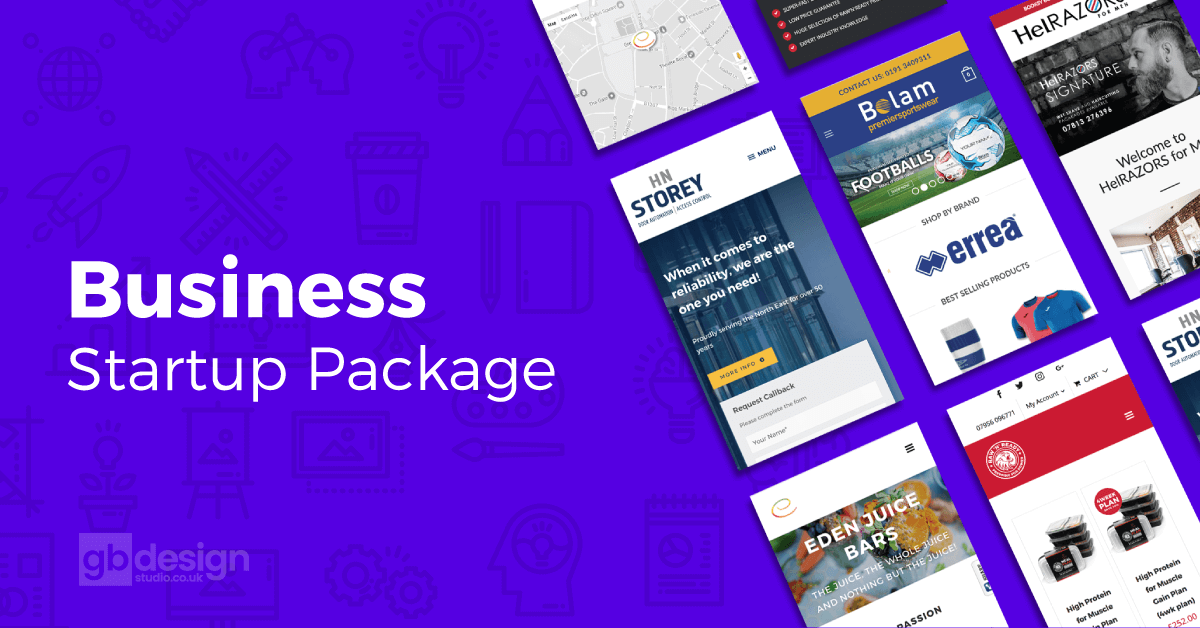 Business StartUp Design Packages - Reduced Rates for Startups