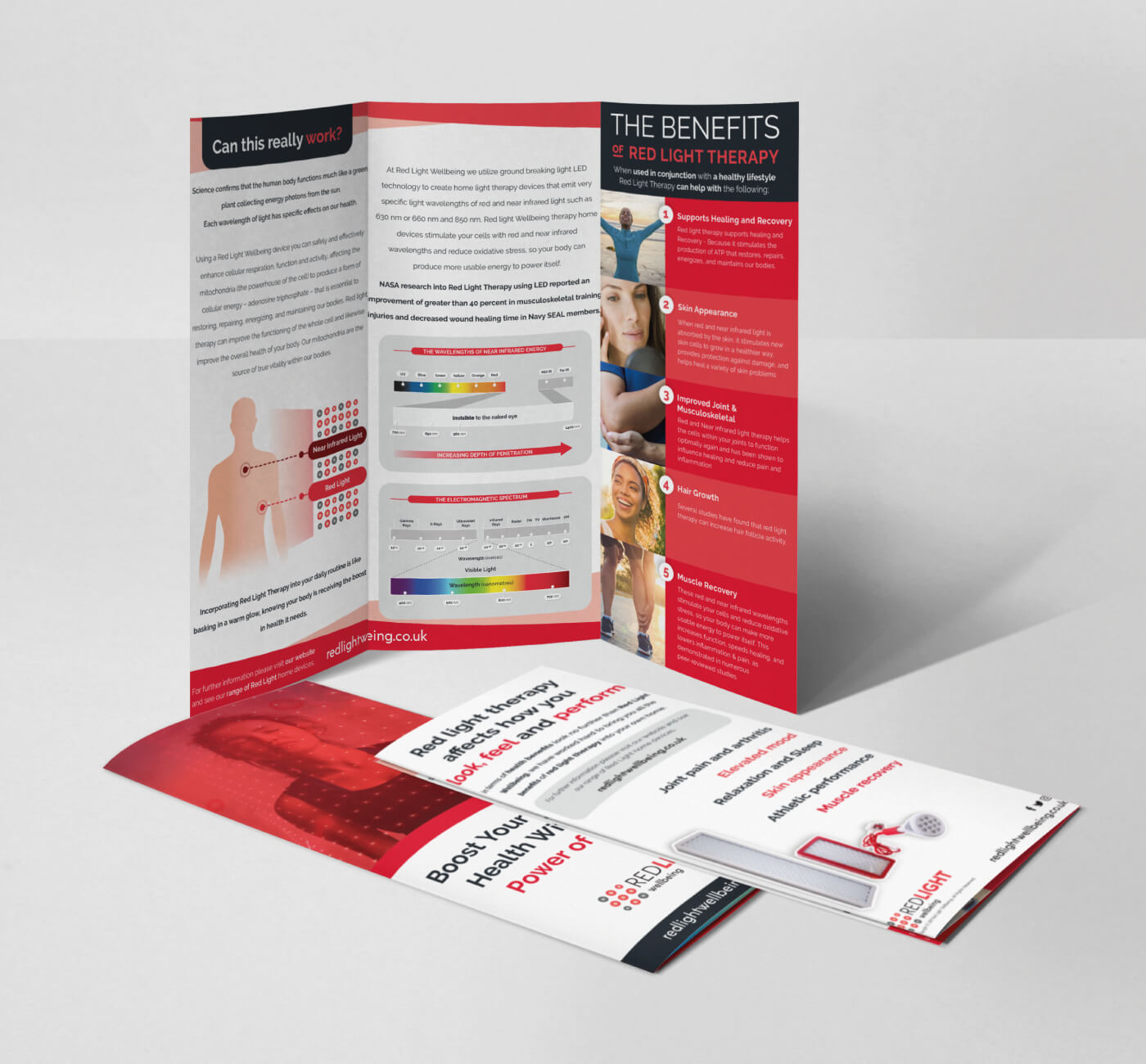 red light wellbeing trifold